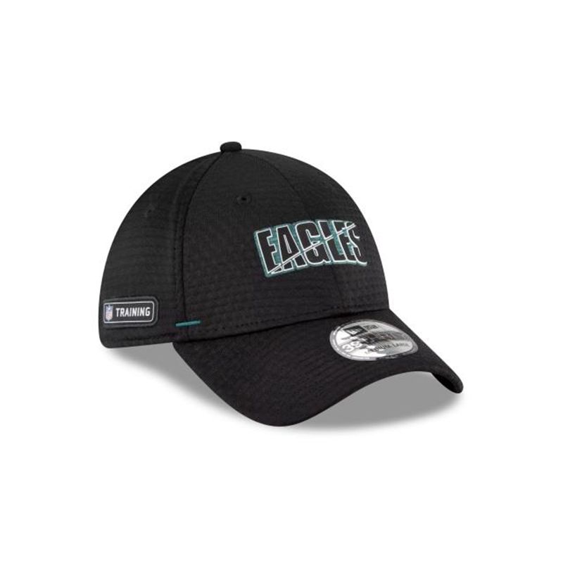 NFL Philadelphia Eagles Official Summer Sideline 39Thirty Stretch Fit (MSN2163) - Green New Era Caps